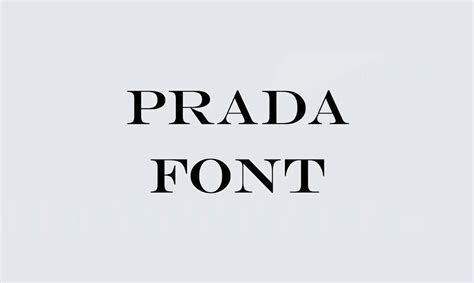 prada marfa font download
